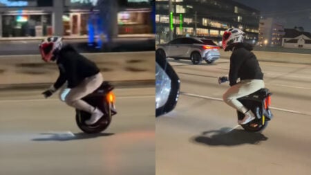 one wheel ride on texas highway