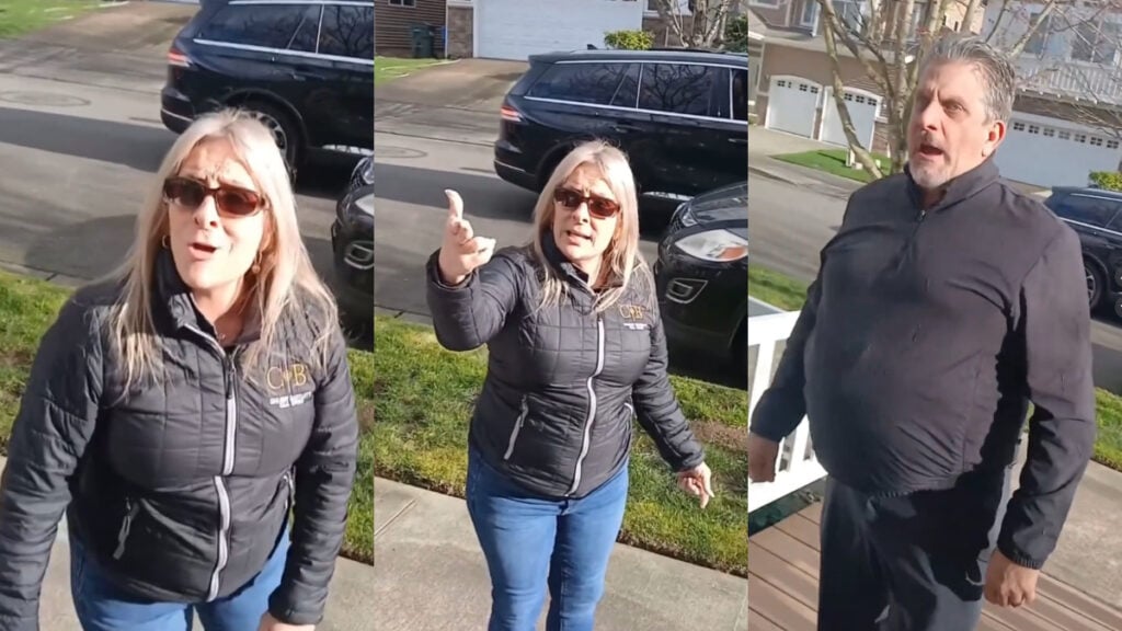 MAGA Real Estate Karen Fired After Harassing US Marine Renting in Washington Neighborhood, ‘My Brother’s an Attorney!’ real estate karen vs us marine