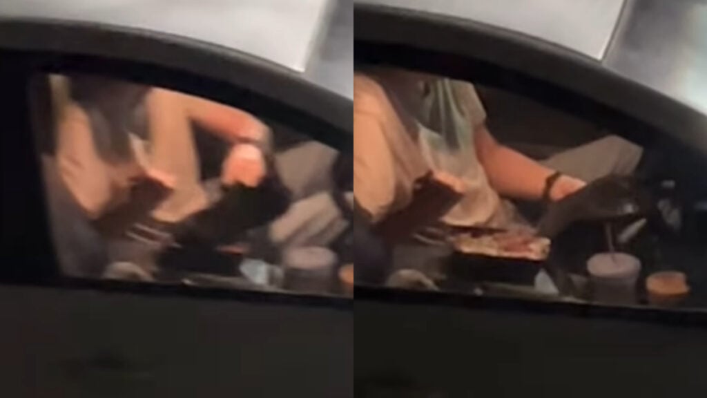 New Fear Unlocked as California Driver Is Caught Tainting Someone’s Food With His Shoe: ‘You’re Sick Bro’ food driver shoe