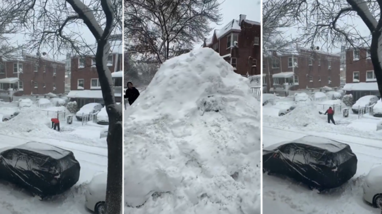 Husband Caught Neighbor Purposefully Burying His Wife’s Car Under Snow in Queens, New York: “That’s Next-Level Petty” New York, snow