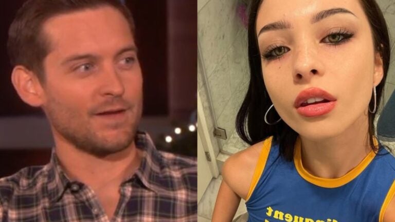 super-bowl-tobey-maguire-mishka-silva