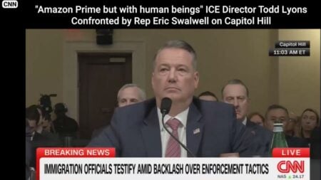 ‘A Deportation System Like Amazon Prime But With Human Beings’: ICE Director Todd Lyons Gets Pummeled During Homeland Security Committee Meeting todd lyons questioned by eric swalwell