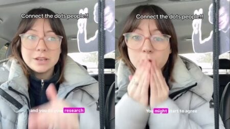 Vegans Join In Outrage After Rhode Island TikToker Says the Animal Agriculture Industry Is Destroying the Planet, ‘Connect the Dots, People!’ Rhode Island vegan speaks out against meat industry on tiktok