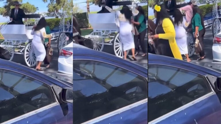 Texas Mom Funeral Carriage Driver Fight