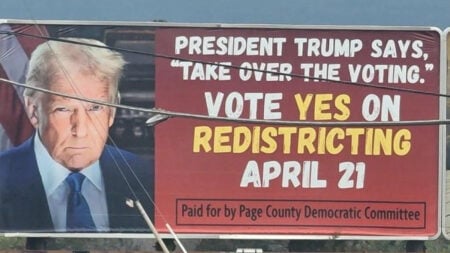 Redistricting Billboard in Virginia Draws Republican Backlash, Lawsuit Planned, ‘That’s What Trump Said’