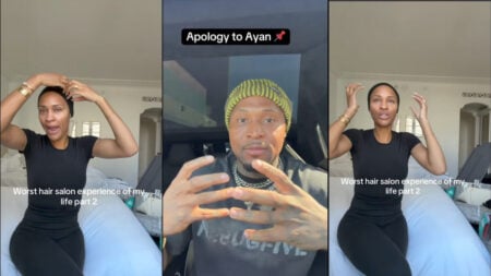 California Salon Client Hair Damage