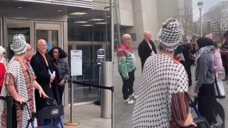 Supporters Cheer As Brian McGinnis Leaves Hospital After Senate Altercation in Washington D.C., ‘Get Well Marine’