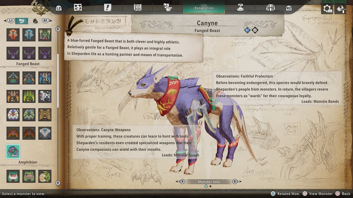 Fanged Beasts Move Types and Weaknesses