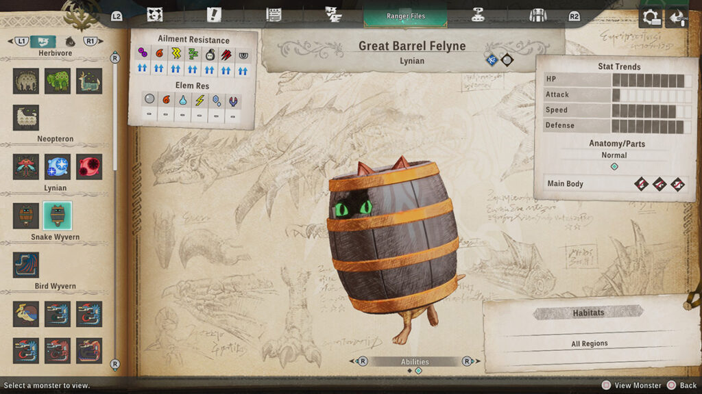 Other Small Monsters Move Types and Weaknesses