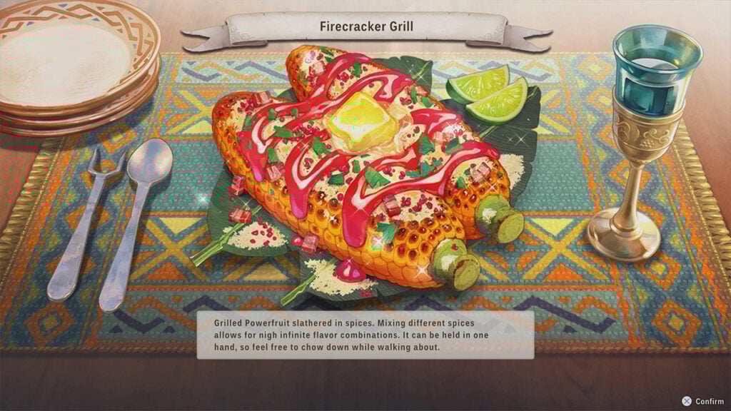 Ranger Mess Meal Recipes in Monster Hunter Stories 3