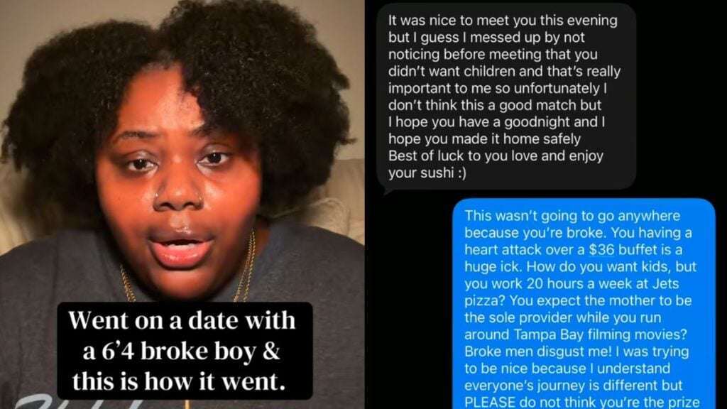 Florida Woman Dragged Online After Slamming Date for Being on a Tight Budget