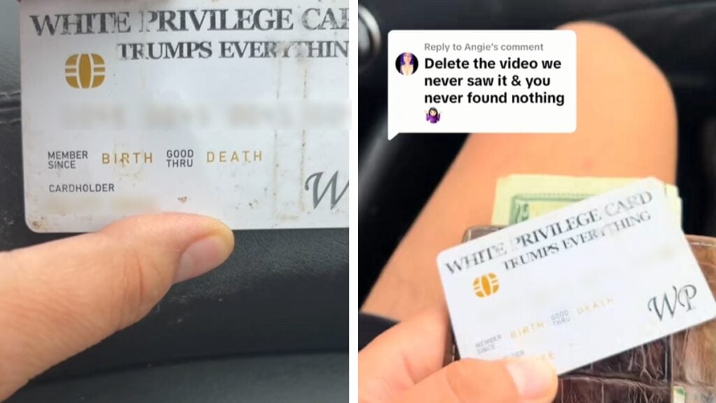 Latino Finds White Privilege Card
