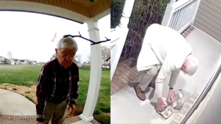 Senior citizen doordash