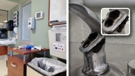 Georgia Hospital with Alleged 'Mold' Forming on Water Fountain
