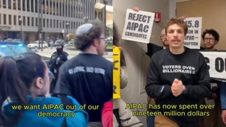 AIPAC Calls Police on Illinois Voters Protesting $20M in Dark Money PACs, ‘Corruption Running Rampant’
