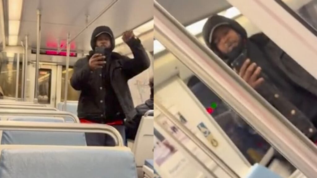 A picture of the unhinged Washington DC Black man.