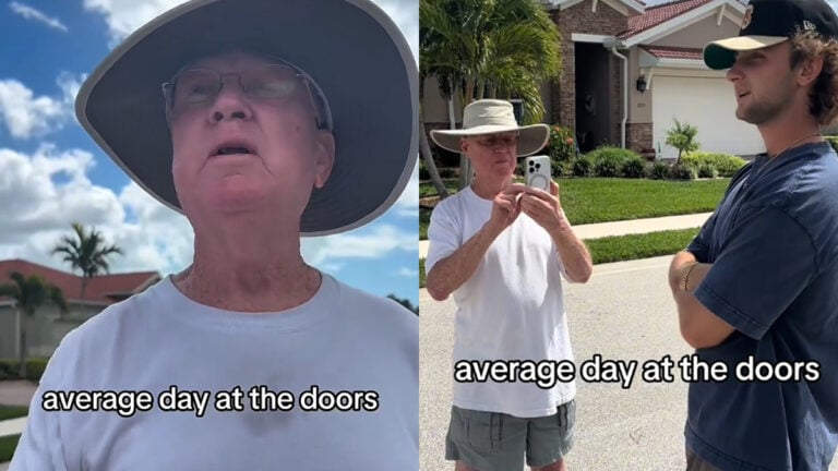 ‘Least Threatening Boomer’: Florida Neighbor Calls Police on Door-to-Door Salesman Door-to-Door Salesman Reported to Police by Angry Neighbor in Florida, ‘Least Threatening Boomer’