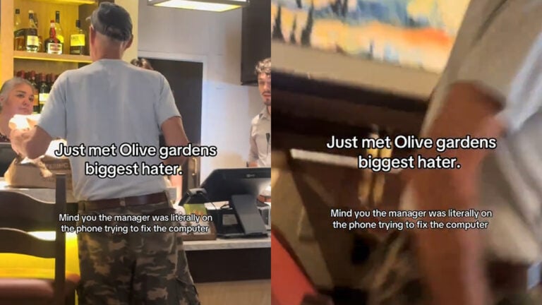 Customer Yells at Manager During Computer Fix at Florida Olive Garden, ‘He Waited THREE Whole Minutes’