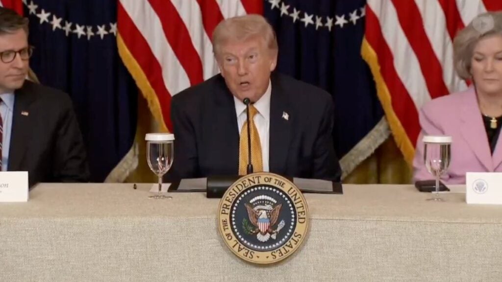 Trump Claims He Predicted Iran Would Close the Strait of Hormuz and Even 9/11 While Flying Back From His Florida Resort: ‘Okay Nostradamus’ President Trump speaking to reporters aboard Air Force One while claiming he predicted the Iran war's impact on the Strait of Hormuz.