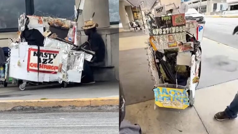 Man Allegedly Selling DoorDash Burgers From Broken Shopping Cart in Georgia, ‘I Don’t Trust a Single Ghost Kitchen’