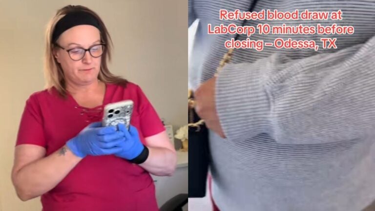 Texas Lab Employee Refuses To Draw Blood for High-Risk Pregnant Woman 10 Minutes Before Closing
