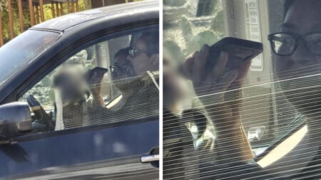 Arizona Mother Puts Her Toddlers on Her Lap in Front Seat on Busy Road