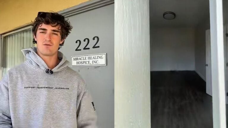 Nick Shirley Visits Alleged ‘Fake’ Hospice Company in California, Finds Empty Motel Room