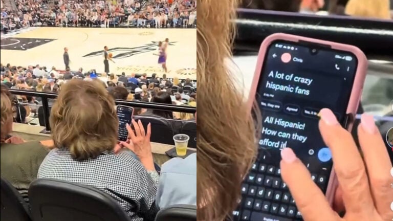 NBA hispanic hate from basketball fan