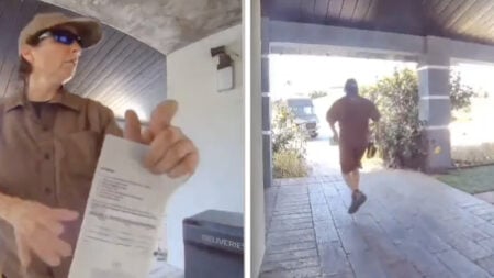 California UPS Driver Caught Ringing Doorbell Then Sprinting Away to Avoid Paid Pickup: ‘Sad How Bad Delivery Stuff Is Anymore’ California UPS Driver Caught Ringing Doorbell Then Sprinting Away to Avoid Paid Pickup