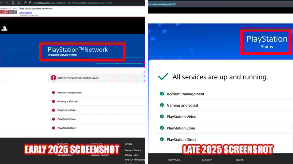 Sony Quietly Ditching 'PSN' Brand for a Simpler 'PlayStation' Services Since 2025, Archived Pages Suggest