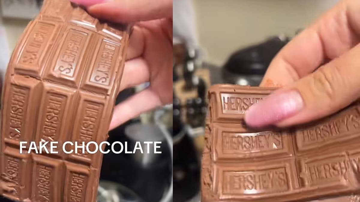 ‘Is Healthy Food Illegal in USA?’: California Woman Shows Hershey’s Chocolate Bar Bending Like Rubber