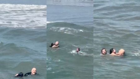 ‘So Gnarly To See But Incredible Love’: Heroic Surfer Braves California Tides To Save Drowning Father And Daughter