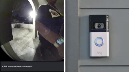 Ring Camera AI Identifies California 911 Dispatcher on Front Porch as a Dark Animal