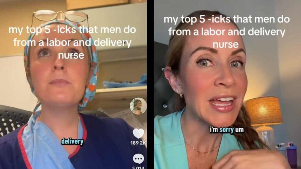 California nurse husband labor