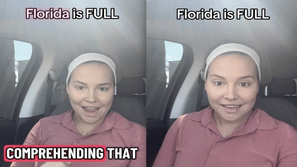 ‘Florida Is Full’: Florida Native Warns State Could Become ‘90% Concrete’ Due to Influx of New Residents Says Florida Native Who is Concerned That Her Home State Will Someday Be 90% Concrete Due to Northerners Moving There