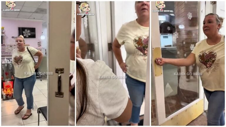 California nail salon confrontation