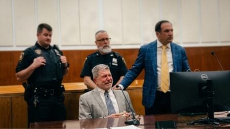 New York attorney cries in court after $4.4M COVID fraud sentencing in Manhattan courtroom.