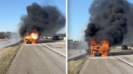 Man’s Car Violently Exploded into Flames During Drive