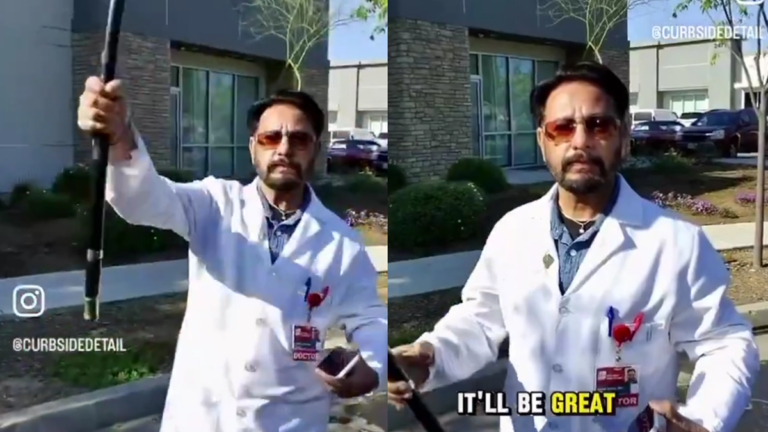 ‘Unhinged’ Doctor Threatens California Man With a Crowbar, Allegedly Slashes His Tire Over Parking Dispute: ‘I Just Can’t Take the Self-Entitlement Anymore’