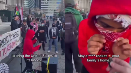 ‘Unhinged’ Philadelphia Protesters Spark Outrage After Wishing for Hamas to Bomb American Homes: ‘A Direct Threat to National Security’