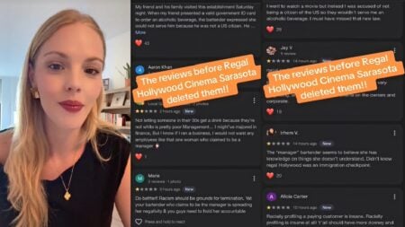 Florida Woman Claims Cinema Has A Racist History