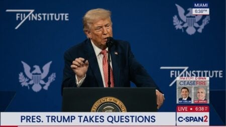 Trump Tells Florida Investment Summit He Prefers Hanging Out With ‘Losers’ Because It Makes Him Feel Better President Trump speaking at the Future Investment Initiative Priority Summit at the Faena Forum in Miami Beach Florida on March 27 2026.
