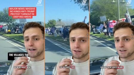 Video Shows Florida No Kings Protest Turnout In 'Deep Red' Area 'Finally, But Why Because Gas is Expensive'