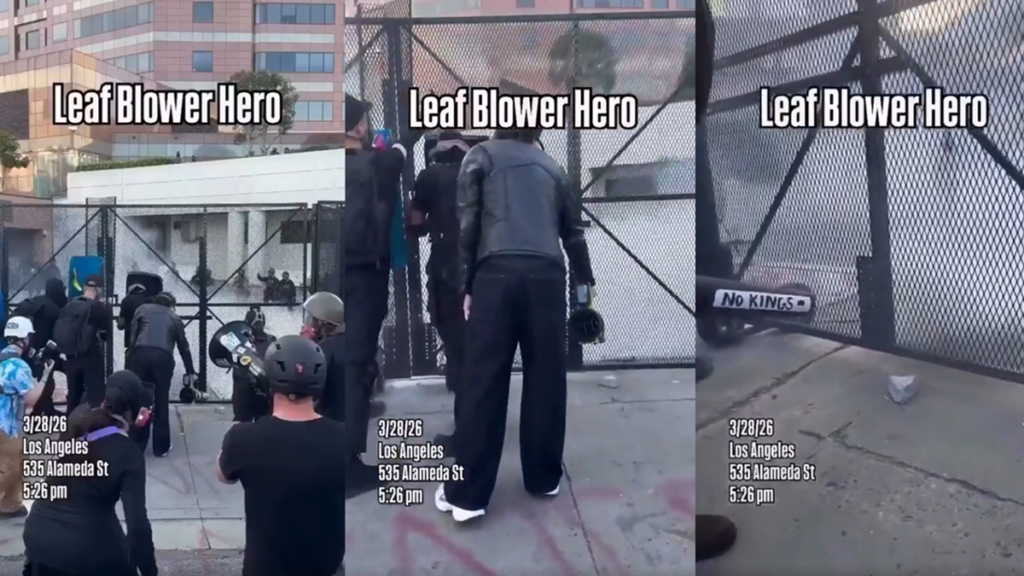 ‘Leaf Blower Hero’ Saves Anti-ICE Protesters From Tear Gas in Los Angeles, California: ‘The Only Good Use For a Leaf Blower’