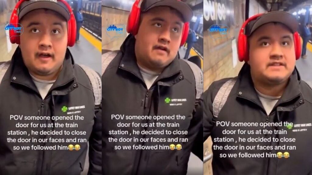 New York Woman Angrily Confronts Autistic Man Who Stopped Her From Riding the Subway for Free: ‘Society Is Cooked’ An autistic man standing on a busy New York City subway platform.