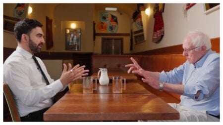 Mayor Zohran Mamdani and Bernie Sanders