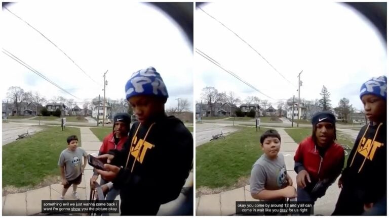 Ohio kids pray with their pastor after seeing something "evil"