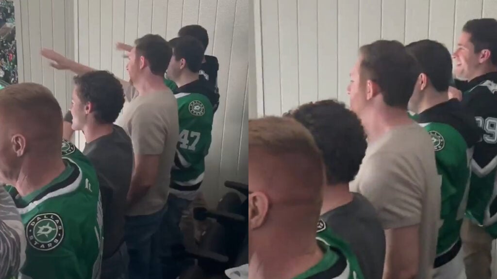 Dallas Stars Crowd Under Investigation in Texas After Alleged Nazi Salute: ‘These Guys Are Trying to Be Funny’ Dallas Stars Crowd Under Investigation in Texas After Alleged Nazi Salute: ‘These Guys Are Trying to Be Funny’