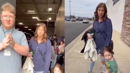 A picture taken by the Michigan mom.