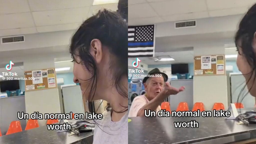 Florida Woman Confronted by Man at Laundromat Who Told Her to Leave the Country: ‘She’s So Unbothered’ Racist Man Harasses Florida Woman at Laundromat, Tells Her to Leave the Country: ‘Least Racist Old White Man in Lake Worth’